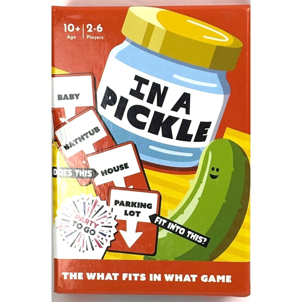 IN A PICKLE CARD GAME Educational Award Winning New Sealed Gaming Family Fun